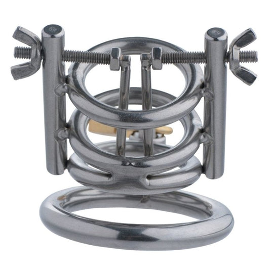Master Series' Premium Urethral Chastity Cage - Sterilizable and Durable - Cock Rings