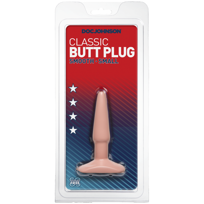 Doc Johnson Classic Butt Plug Smooth Small - - Butt Plugs