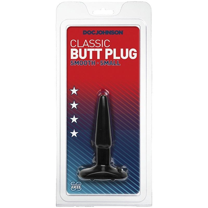 Doc Johnson Classic Butt Plug Smooth Small - - Butt Plugs