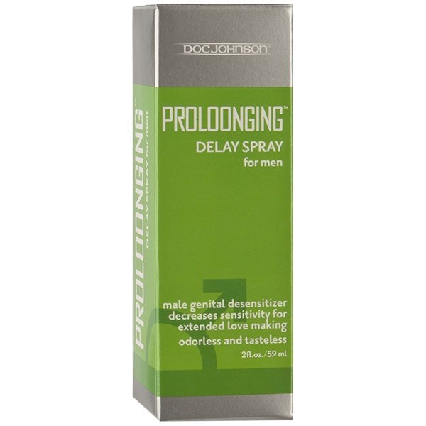 Doc Johnson Prolonging with Ginseng Male Delay Spray - Delay and Excite Sprays