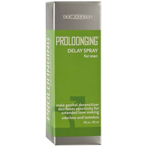Doc Johnson Prolonging with Ginseng Male Delay Spray - Delay and Excite Sprays