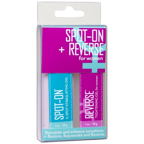 Doc Johnson Spot-On Reverse for Women 2 Pack - Delay and Excite Sprays