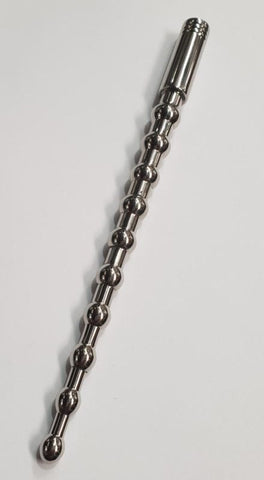 Dominator Uretheral Grooved Surgical Steel Sound - Penis Plugs