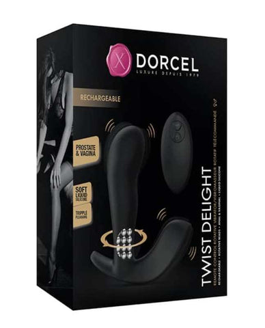 Marc Dorcel's Dual-Spot Rotating Pleasure Vibrator - Prostate Toys