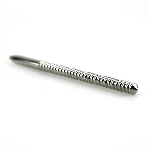 Double Spear Ribbed Urethral Sound - Penis Plugs