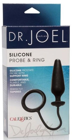 Dr. Joel Kaplan Silicone Anal Probe With Cock Ring - Butt Plugs