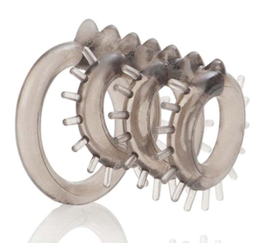 Dr. Joel Kaplan Support Master Triple Tickler Cock Rings - Cock Rings