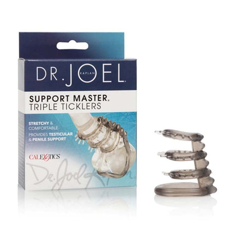 Dr. Joel Kaplan Support Master Triple Tickler Cock Rings - Cock Rings