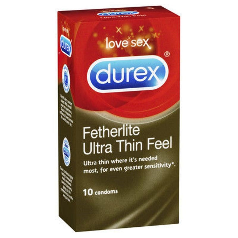 Durex Fetherlite Ultra Thin Feel Condoms - - Condoms