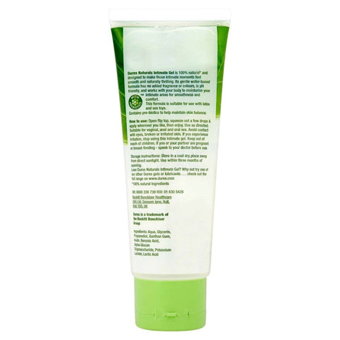 Durex Naturals Intimate Gel 100mL - Water Based Lubes