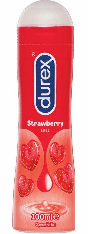 Durex Play Strawberry Lube 100ml - Water Based Lubes