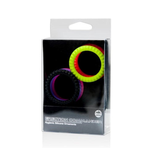 Erection Commander 5 Pack - Cock Rings