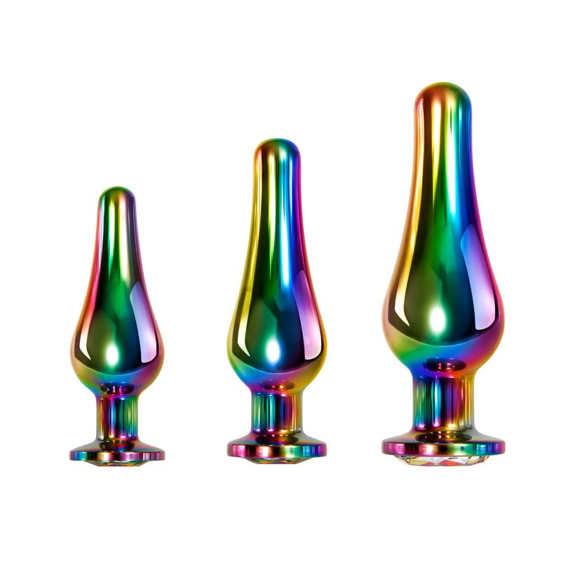 Evolved Rainbow Metal Plug Set - - Butt Plugs