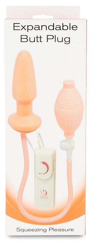 Expandable Butt Plug Flesh - Anal Vibrators