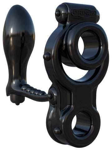 Pipedream Fantasy C-Ringz Ironman Ass-Gasm Penis Ring - Vibrating Cock Rings