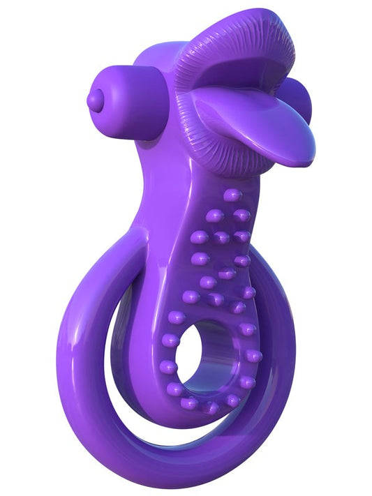 Pipedream Fantasy C-Ringz Lovely Licks Couples Ring - Vibrating Cock Rings