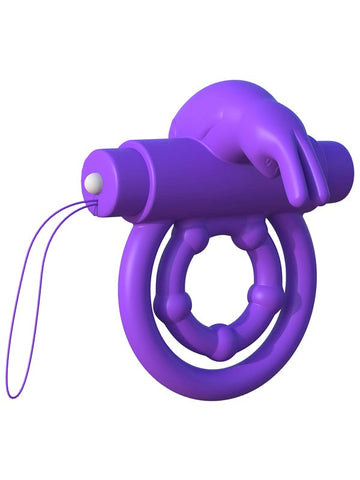 Pipedream Fantasy C-Ringz Remote Control Rabbit Ear Ring - Cock Rings