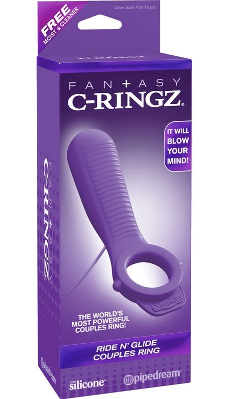Pipedream Fantasy C-Ringz Ride N Glide Couples Ring - Cock Rings