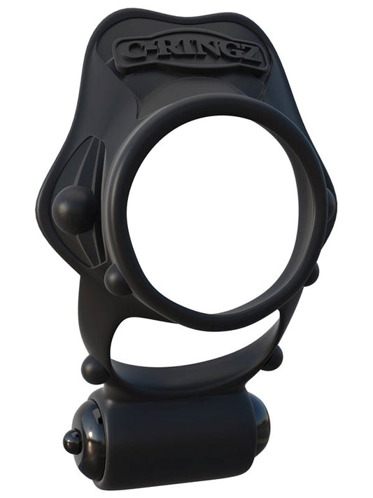 Pipedream Fantasy C-Ringz Rock Hard Vibrating Cock Ring - Cock Rings