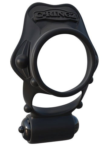 Pipedream Fantasy C-Ringz Rock Hard Vibrating Cock Ring - Cock Rings