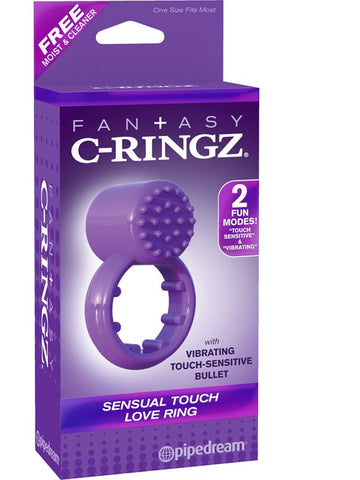 Pipedream Fantasy C-Ringz Sensual Touch Vibrating Love Ring - Cock Rings