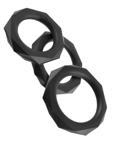 Fantasy C-Ringz Silicone Designer Stamina Set - Cock Rings