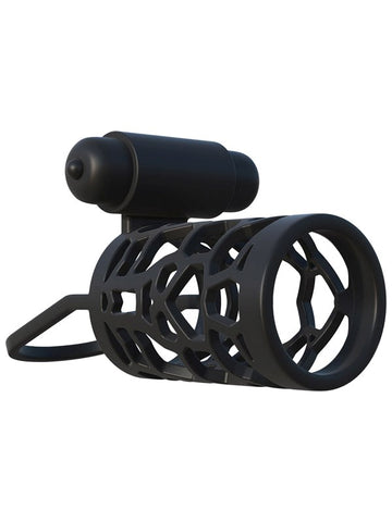 Pipedream Fantasy C-Ringz Thick Dick Silicone Vibrating Cage - Vibrating Cock Rings
