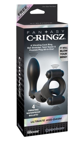 Pipedream Fantasy C-Ringz Ultimate Ass-Gasm Penis Ring - Vibrating Cock Rings