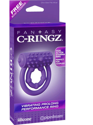 Pipedream Fantasy C-Ringz Vibrating Prolong Performance Ring - Vibrating Cock Rings