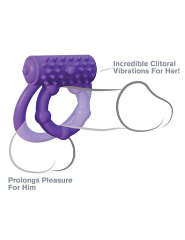 Pipedream Fantasy C-Ringz Vibrating Prolong Performance Ring - Vibrating Cock Rings
