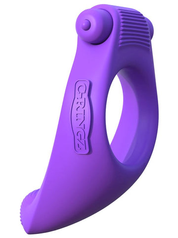 Pipedream Fantasy C-Ringz Vibrating Silicone Taint Alizer - Vibrating Cock Rings