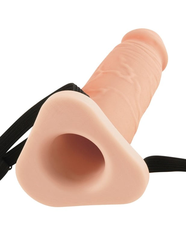 Fantasy X-Tensions 10 Inch Silicone Hollow Penis Extension - Pumps, Extenders and Sleeves