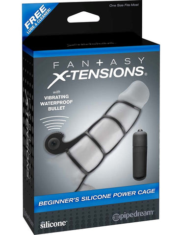 Fantasy X-Tensions Beginners Silicone Power Cock Cage - Pumps, Extenders and Sleeves