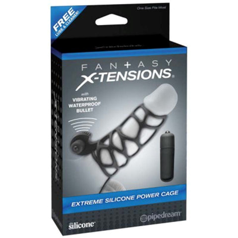 Fantasy X-Tensions Extreme Silicone Power Cock Cage - Pumps, Extenders and Sleeves