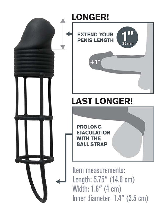 Fantasy X-Tensions Silicone Performance Penis Extension - Pumps, Extenders and Sleeves