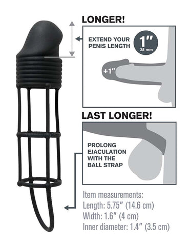 Fantasy X-Tensions Silicone Performance Penis Extension - Pumps, Extenders and Sleeves