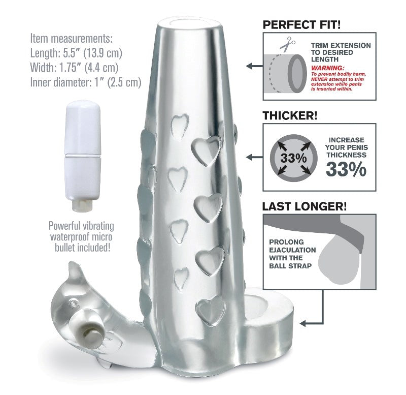 Fantasy X-Tensions Deluxe Vibrating Penis Enhancer - Pumps, Extenders and Sleeves