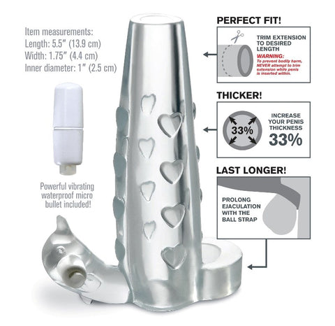 Fantasy X-Tensions Deluxe Vibrating Penis Enhancer - Pumps, Extenders and Sleeves