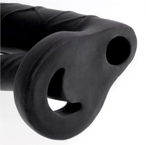 Fantasy X-Tensions Double Trouble Penis Extension Black - Pumps, Extenders and Sleeves