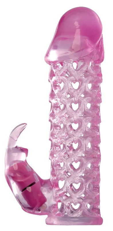 Fantasy X-Tensions Vibrating Couples Cock Cage Pink - Pumps, Extenders and Sleeves