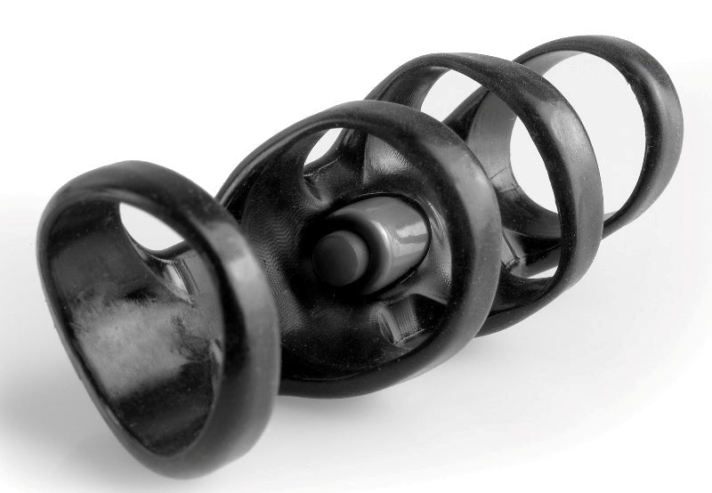 Fantasy X-Tensions Vibrating Power Mens Cock Cage - Pumps, Extenders and Sleeves