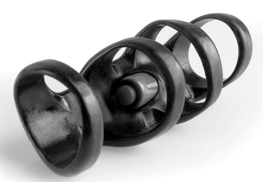 Fantasy X-Tensions Vibrating Power Mens Cock Cage - Pumps, Extenders and Sleeves