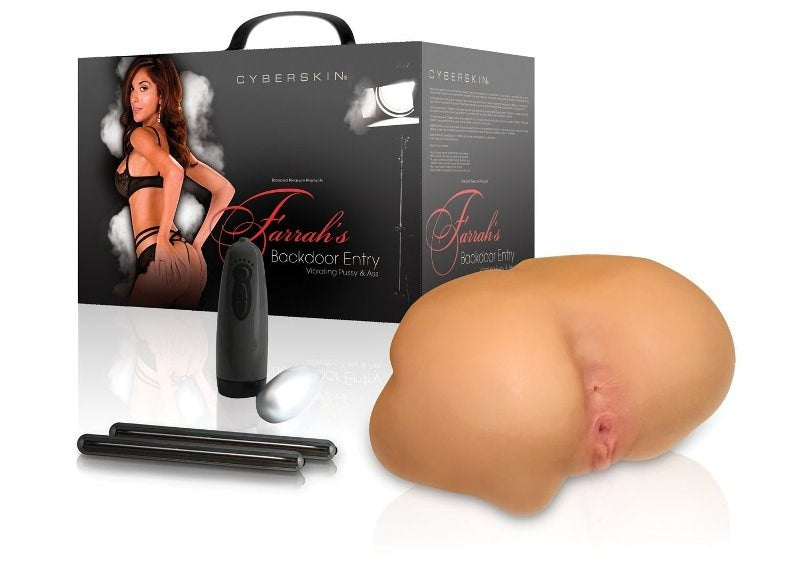 Farrah's Backdoor Entry Vibrating Pussy and Ass - Realistic Butts And Vaginas