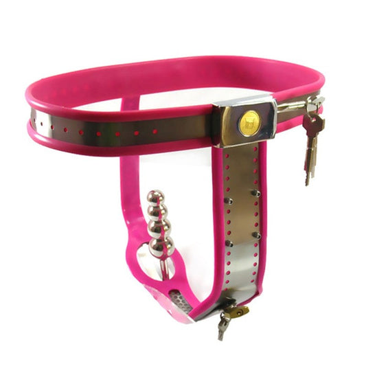 Female Chastity Belt With Plug - Male Chastity