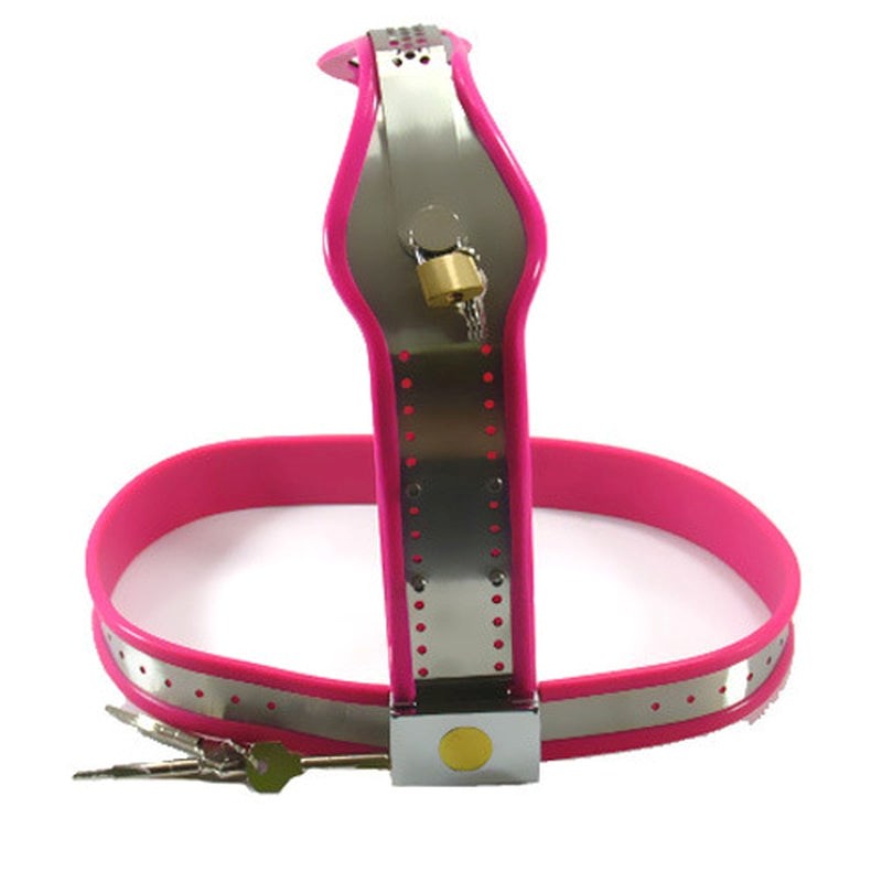 Female Chastity Belt With Plug - - Male Chastity