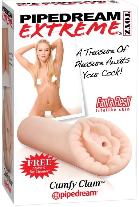 Pipedream Fetish Fantasy Extreme Cumfy Clam Male Masturbator - Masturbators and Strokers