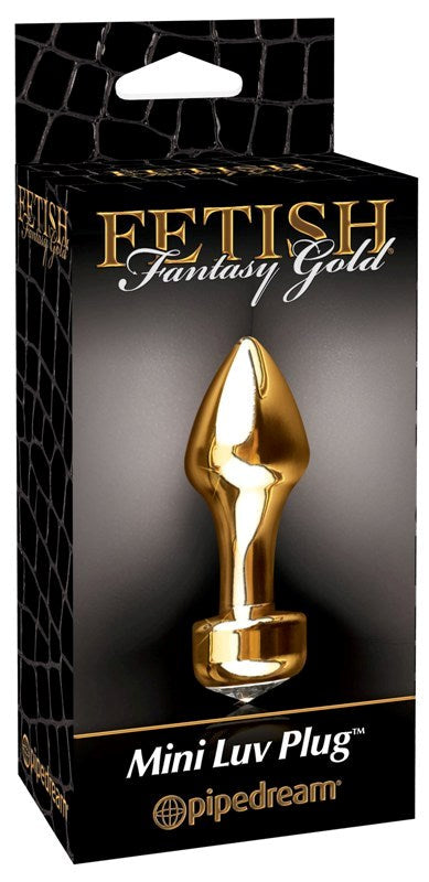 Fetish Fantasy Gold Mini Luv Beginners Anal Plug - Butt Plugs