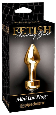 Fetish Fantasy Gold Mini Luv Beginners Anal Plug - Butt Plugs