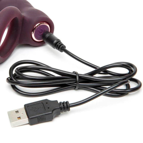 Fifty Shades Freed Lost In Each Other Vibrating Rabbit Love Ring - Cock Rings