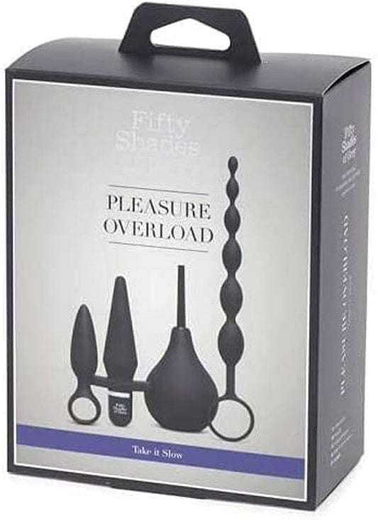 Fifty Shades of Grey Pleasure Overload Starter Anal Kit - Butt Plugs